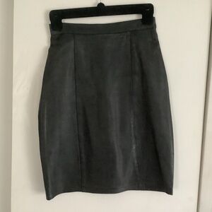 Size 4 Geniune leather black skit